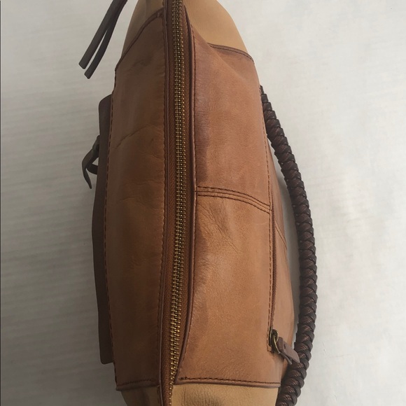 The Sak Multi-Color Brown Leather Shoulder Bag - Picture 7 of 15